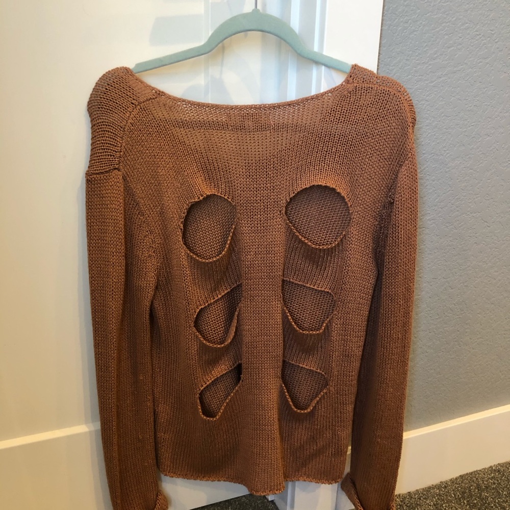 Cut out sweater